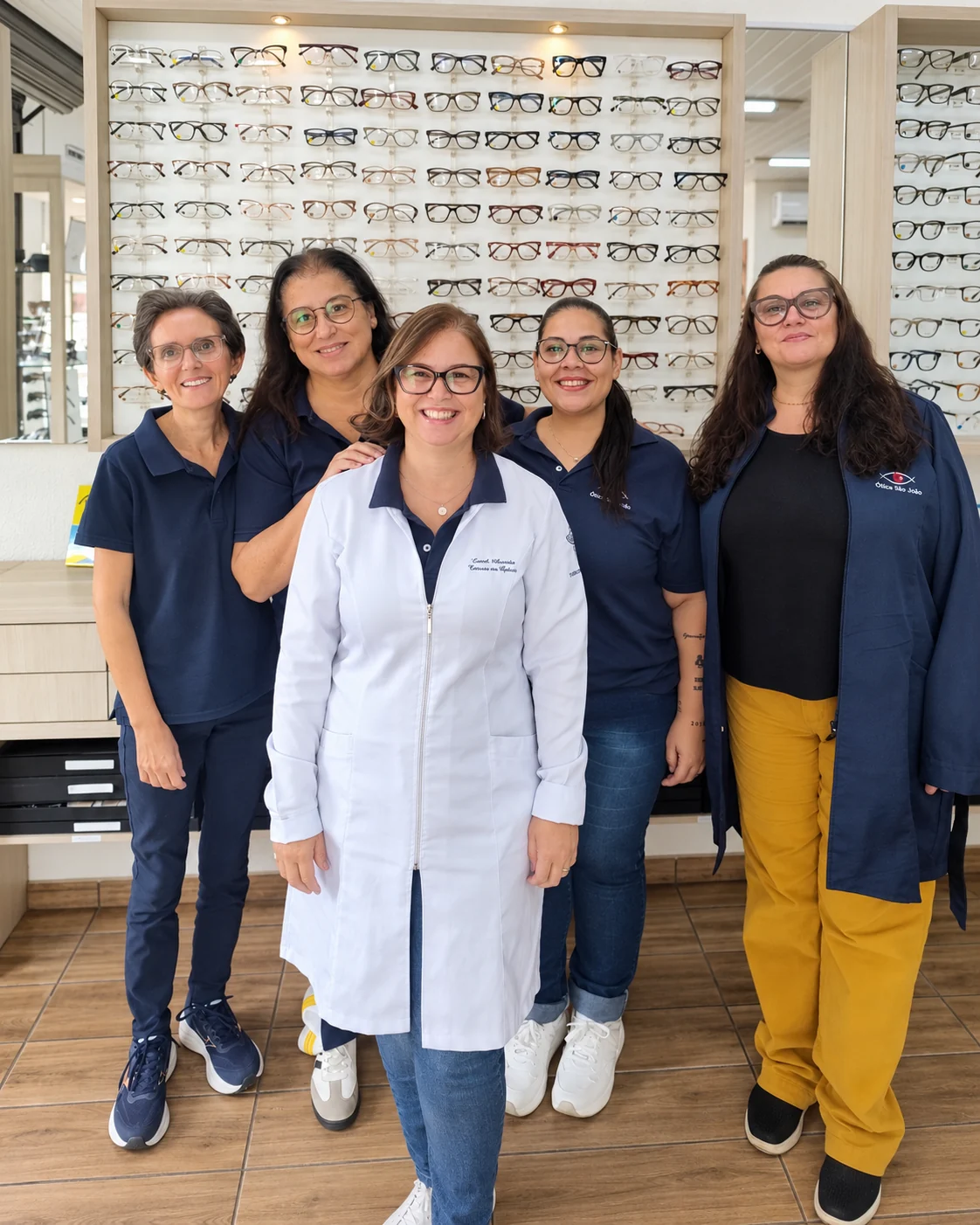 Equipe da Ótica São João – Matriz Itajaí