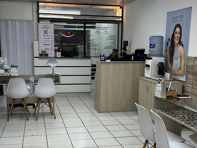 Interior da Ótica São João em Cordeiros, Itajaí